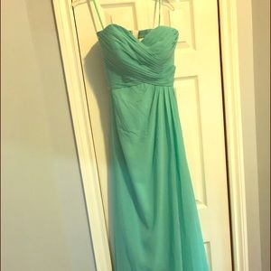 Tiffany Blue Chiffon dress size 10